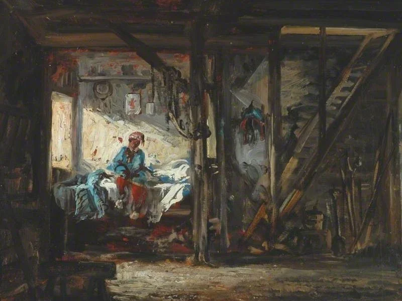 1815-François-Frédéric Grobon - Interior Scene